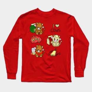 Holiday Cow Pals Herd Long Sleeve T-Shirt